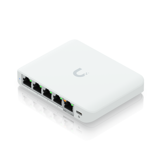 UniFi Switch Flex Mini 2.5G - 5 poort, No PoE budget